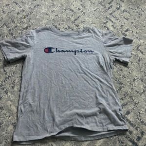Gray champion T shirt